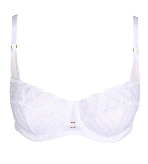 Soutien-gorge balconnet corbeille Jhana Blanc