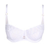 Soutien-gorge balconnet corbeille Jhana Blanc