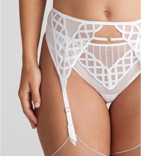 Porte-jarretelles Jhana Blanc