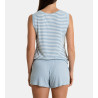 Short pour femme côtelé Mix and Match Bleu