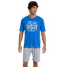 Pyjama court pour homme Bleu