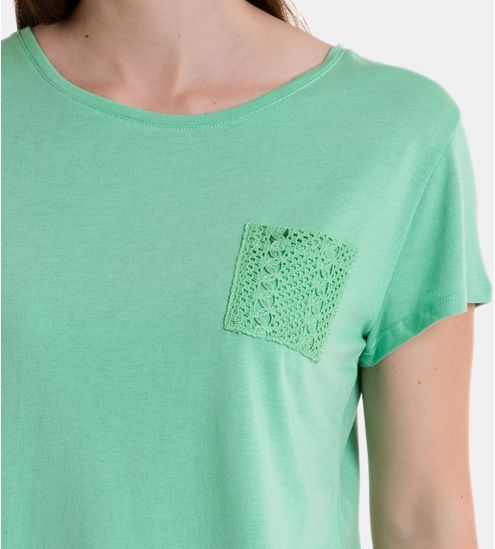 Pyjama court pour femme Vert Tropic