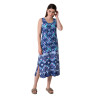 Robe longue de plage Bleu