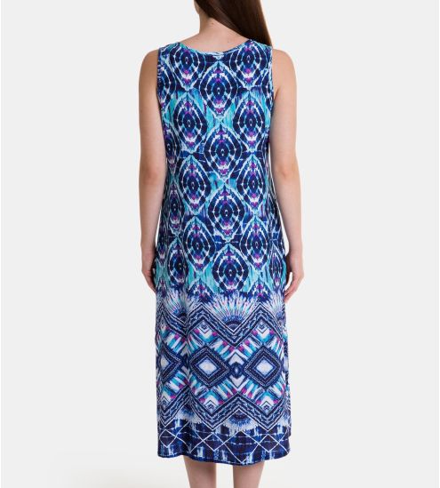 Robe longue de plage Bleu