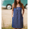 Robe sans manches Bleu Jean