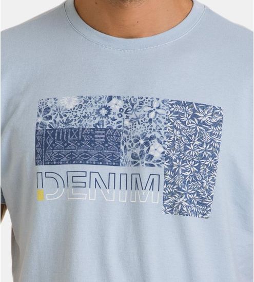 T-shirt à manches courtes pour homme Bleu Ciel
