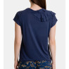 T-shirt à manches courtes pour femme Bleu Marine