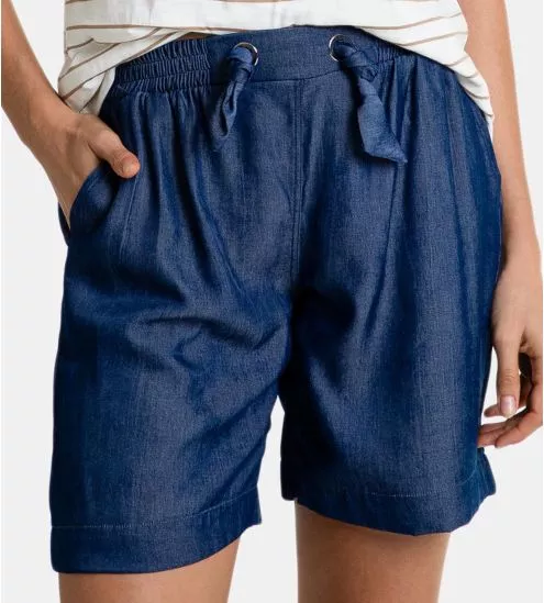 Women's blue women's shorts