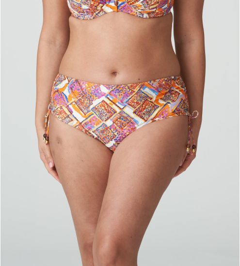 Slip de bain taille haute Navalato Summer Sunset