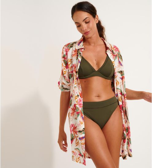 Chemise à manches longues Voil Barberia Ecru