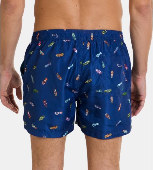 Short de bain pour homme Bleu
