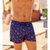 Short de bain pour homme Bleu
