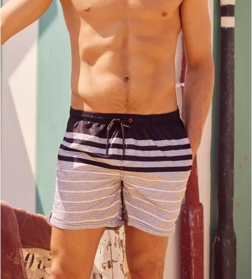 Short de bain pour homme Gris Foncé