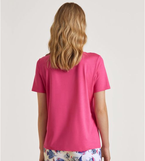 T-shirt à manches courtes pour femme Pink Flash