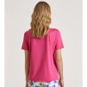 T-shirt à manches courtes pour femme Pink Flash