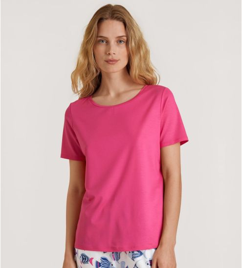 T-shirt à manches courtes pour femme Pink Flash