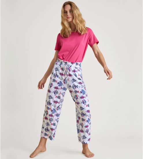 T-shirt à manches courtes pour femme Pink Flash