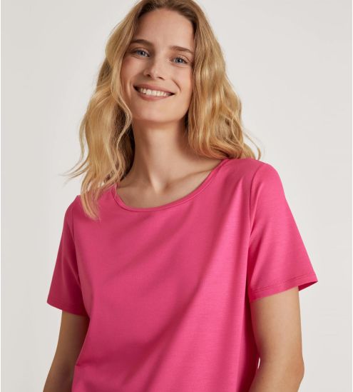 T-shirt à manches courtes pour femme Pink Flash