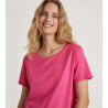 T-shirt à manches courtes pour femme Pink Flash