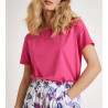 T-shirt à manches courtes pour femme Pink Flash