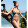 Slip de bain à nouettes L'Avatar des Îles Bleu Avatar