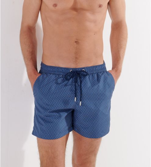 Short de plage Morny Navy Print