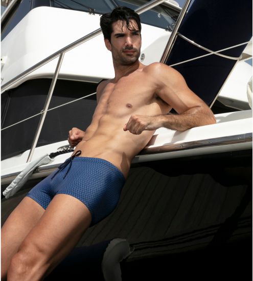 Boxer de bain Morny Navy Print