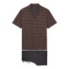 Pyjama court Jegor Black Print