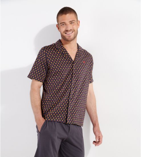 Pyjama court Jegor Black Print