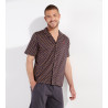 Pyjama court Jegor Black Print