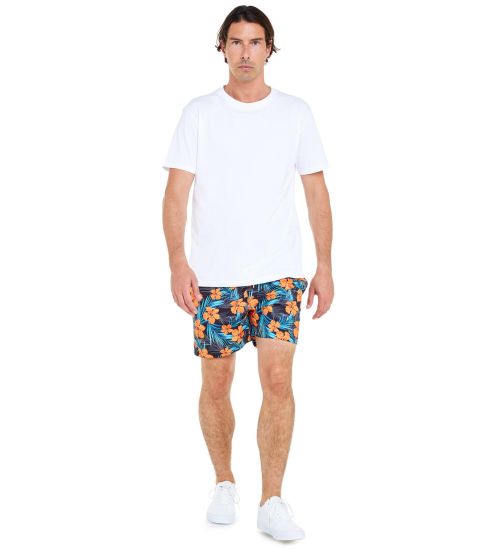 Short de plage imprimé Pako Orangeflo