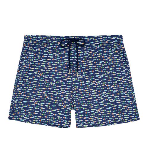Short de plage Trouville Navy Print