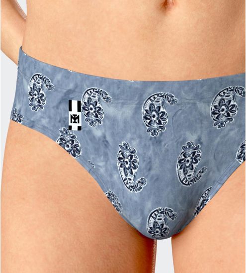 Slip de bain midi Marlon Bleu