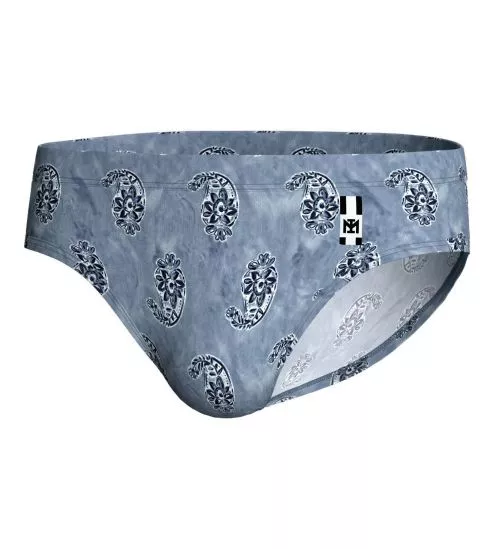 Slip de bain midi Marlon Bleu