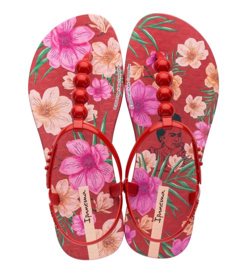 Tongs pour femme Class Frida Kahlo Rouge