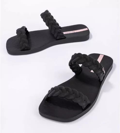 Tongs pour femme Fever Slide Noir