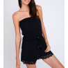 Combishort bandeau ajouré Purdey LSE01 Noir