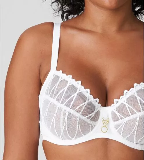 Soutien gorge avec armature emboîtant Arthill blanc