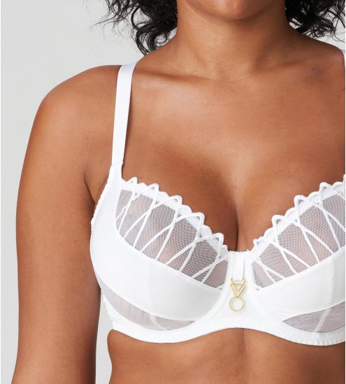 Soutien gorge balconnet tulipe Arthill blanc