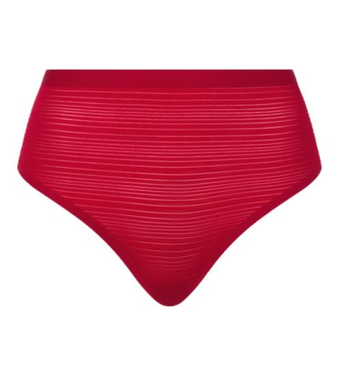 String taille haute Softstretch Rouge Passion