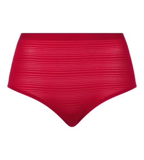 Culotte haute Softstretch Stripes Rouge Passion