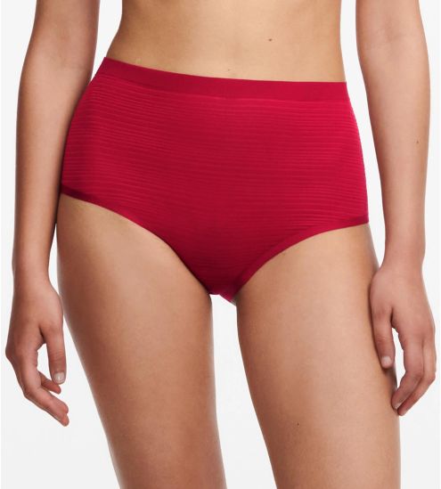 Culotte haute Softstretch Stripes Rouge Passion