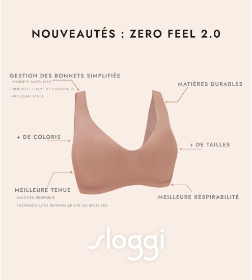 Bralette mousse Zero Feel 2.0 Silk White