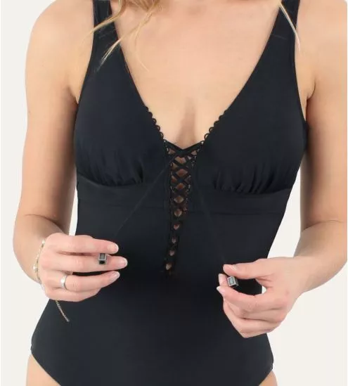 Maillot de bain 1 pièce Monaco NOIR