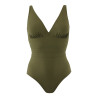 Maillot de bain une piece kaki Addict