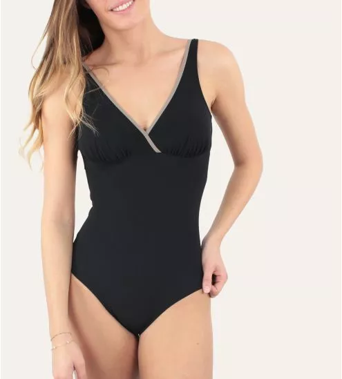 Maillot 1p Liner spécial piscine NOIR 70