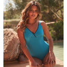 Maillot 1p Liner spécial piscine Bleu Ocean 16