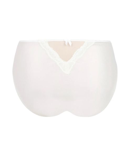 Slip haut Splendeur Soie Ecru Nacre