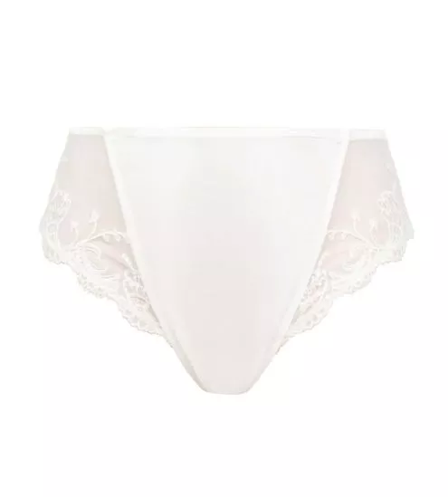 Slip haut Splendeur Soie Ecru Nacre