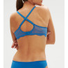 Soutien-gorge décolleté carré en spacer 3D KARMA Bleu Myosotis
